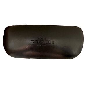 Coach Black Hard Clamshell Eyeglasses or Sunglasses Case